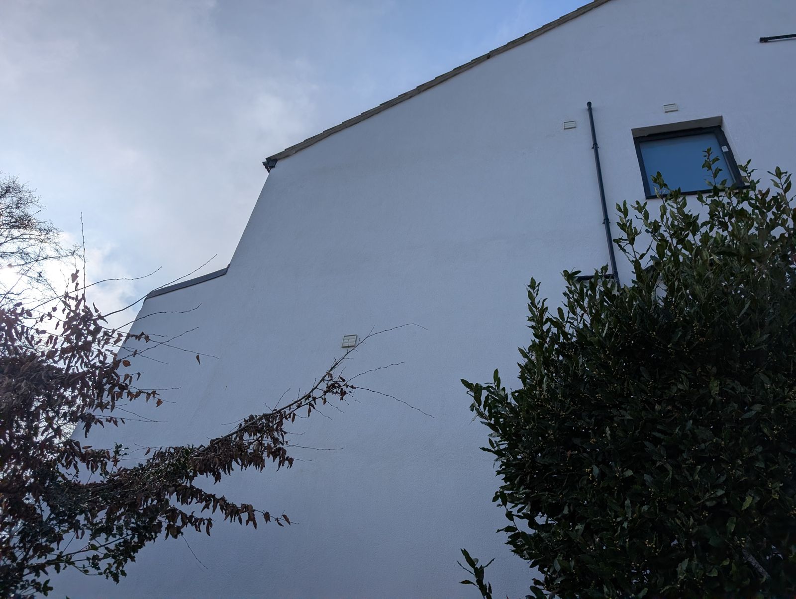 Render wall after cleaning